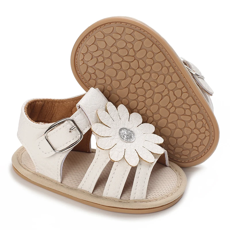Baby Girl Boy Sandal Summer Crib Shoes Soft Sole Infant Flats First Walker Shoes 