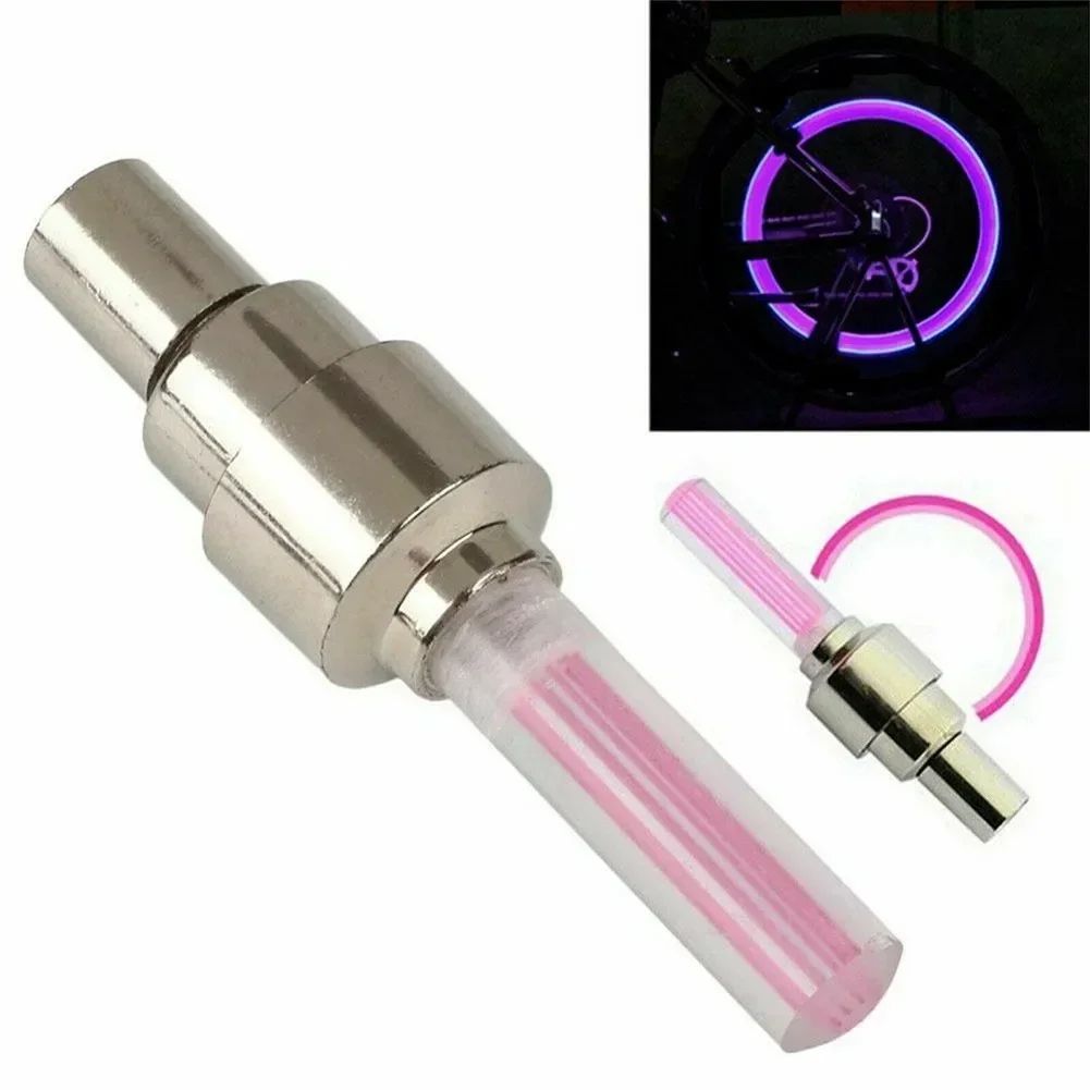 Valve Stem LED Dust CAP For Bike Bicycle- Car Motorcycle Wheel