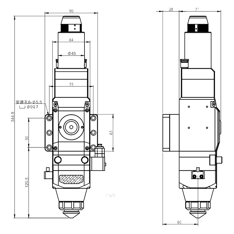Рисунок 4 - A200ms 3D портативные волоконно-оптические