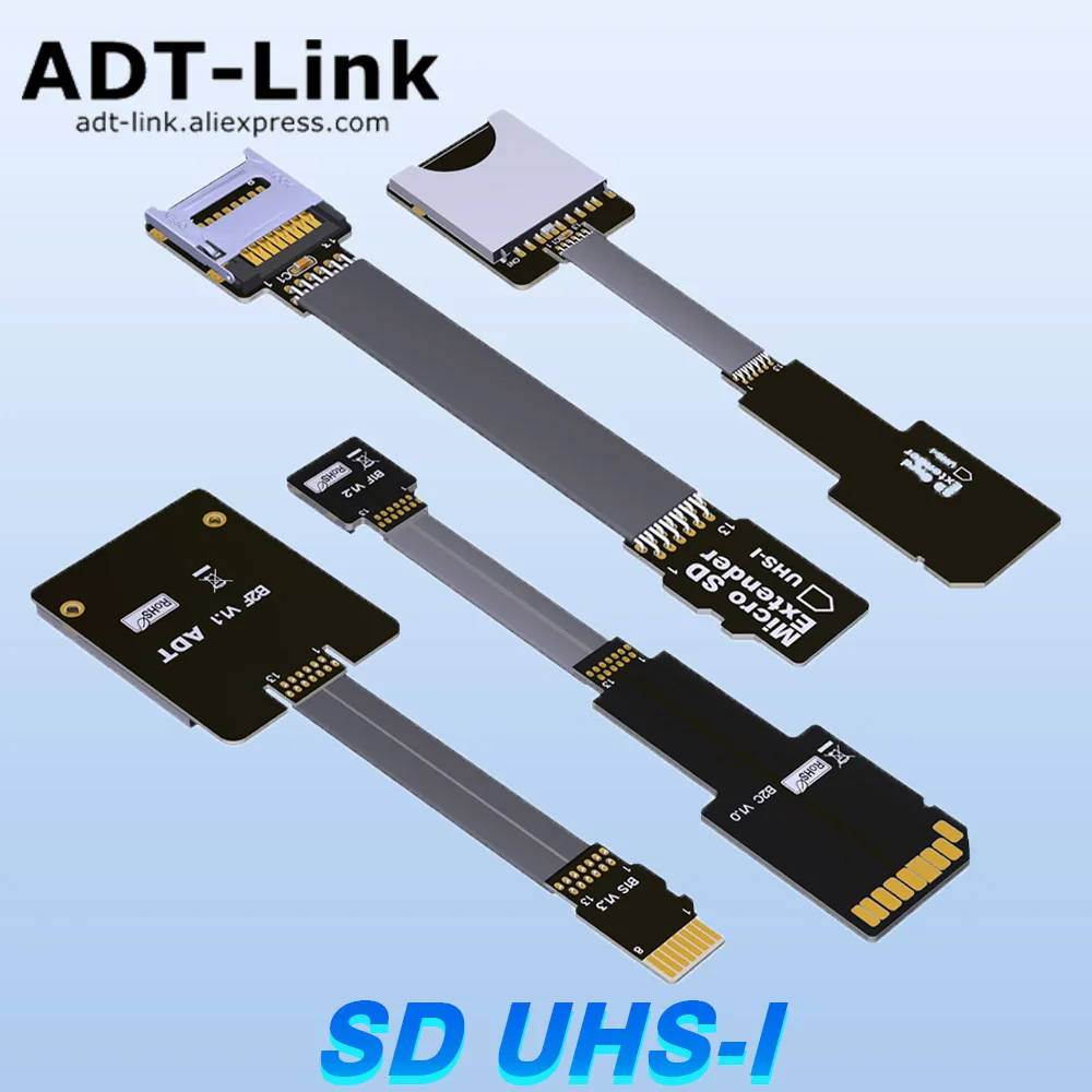 

Высокоскоростной кабель-удлинитель SDHC SDXC для карт памяти Micro SD, TF, SD, 5 см, 10 см, 20 см, 30 см, 50 см, 1 м