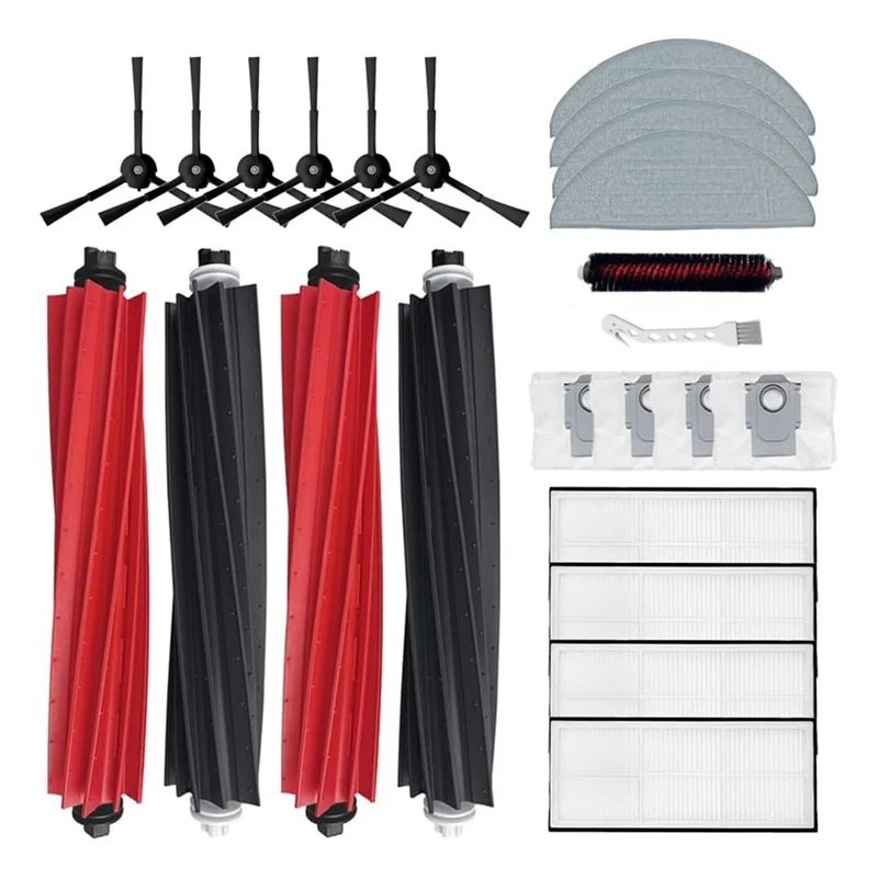 

For Roborock S8 Pro Ultra Robot Vacuum Cleaner Parts Accessories Main Side Brush Hepa Filters Mop Pads Dust Bags