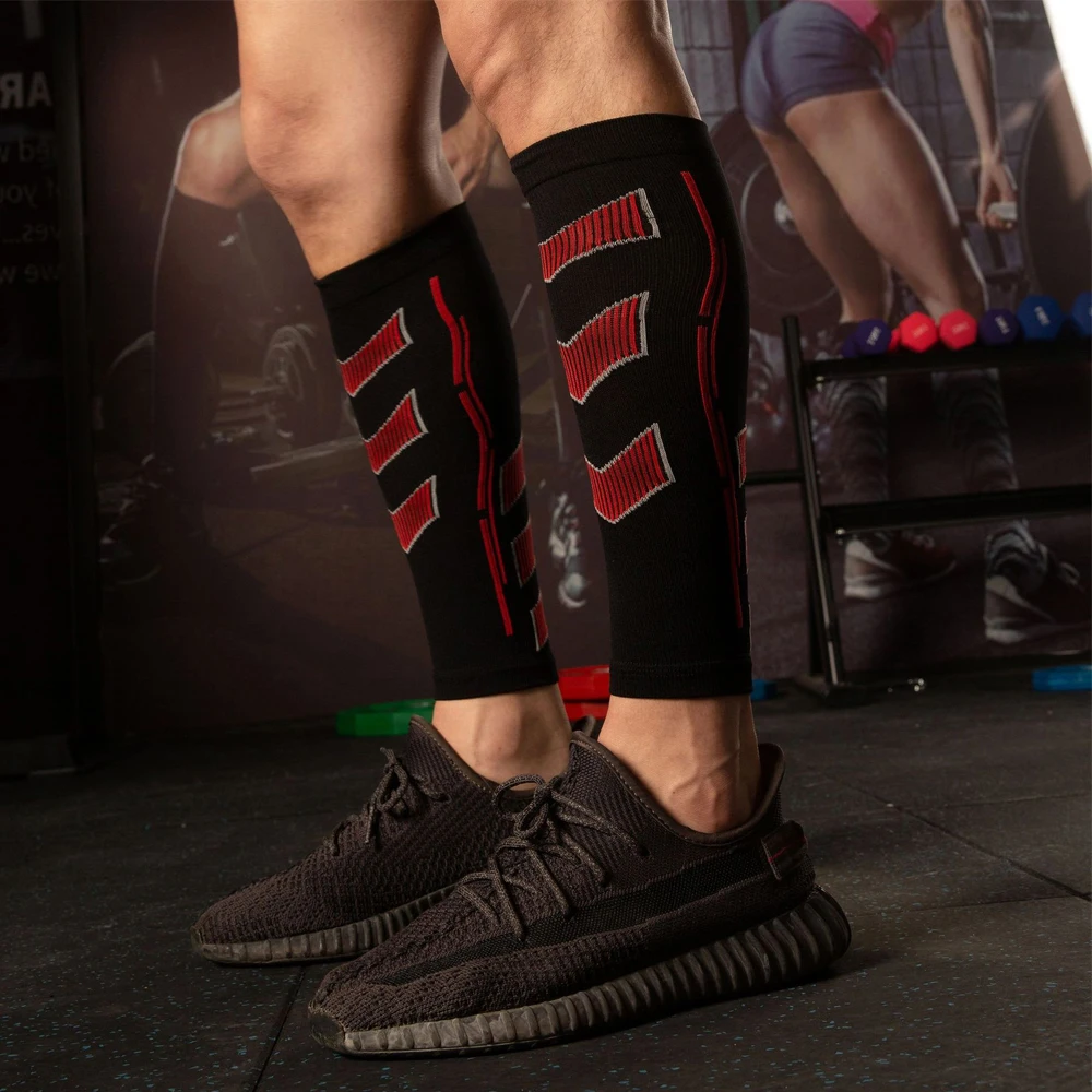 Sports Leg Calf Compression Sleeves 1Pair Running Basketball Football Calf Support Shin Guard Leg Warmers Cycling UV Protection calf compression sleeves,calf compression sleeve