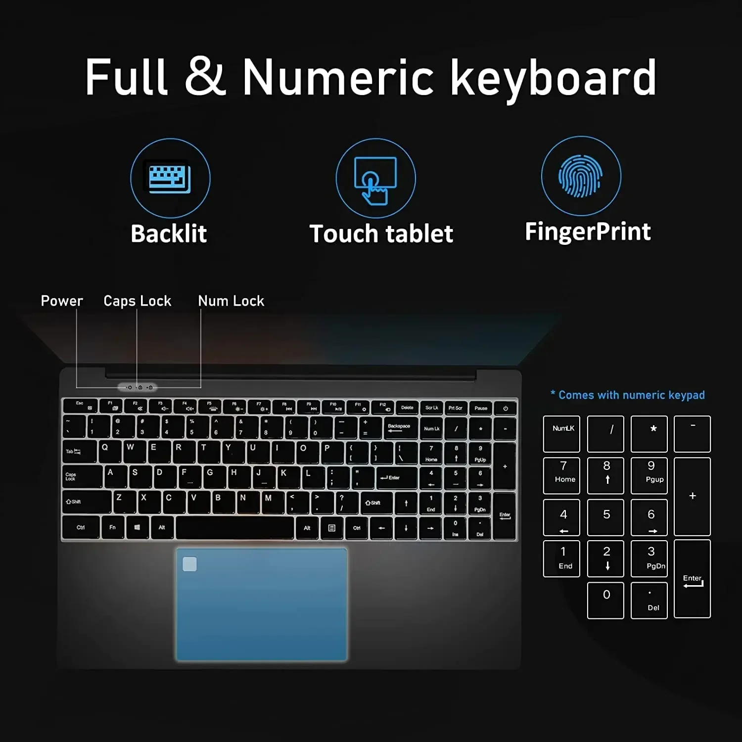 게이밍 노트북 컴퓨터, 15.6 인치, N5095, 16GB RAM, 512GB, 1T SSD, 비즈니스 오피스 윈도우 10, 휴대용 게이머 PC