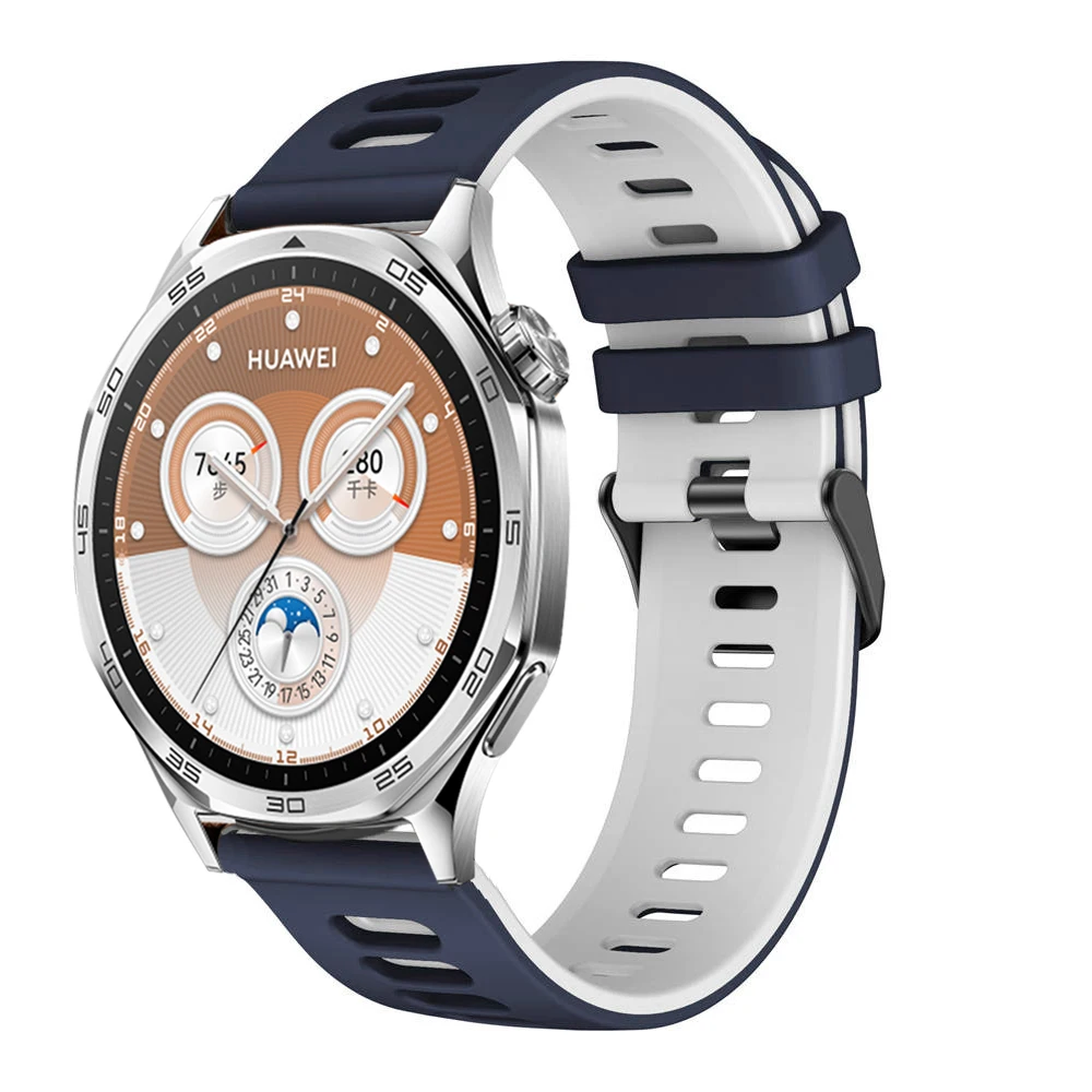 Silicone Sports Watchband Strap - 22mm/20mm