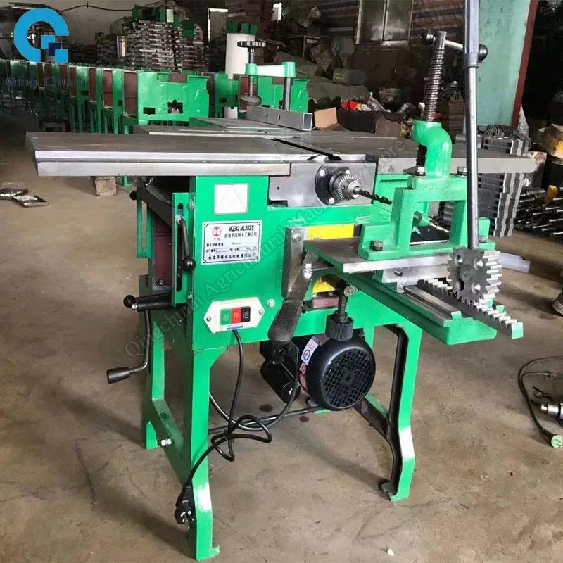 Woodworking planer semi automatic multifunctional ten in one woodworking planer