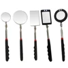 360° Inspection Mirror LED Light Telescoping Mirrors Extend Mechanic Tools Inspection Mirror Telescopic Handle Repairing Tools 1