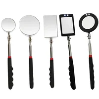 360° Inspection Mirror LED Light Telescoping Mirrors Extend Mechanic Tools Inspection Mirror Telescopic Handle Repairing Tools 1