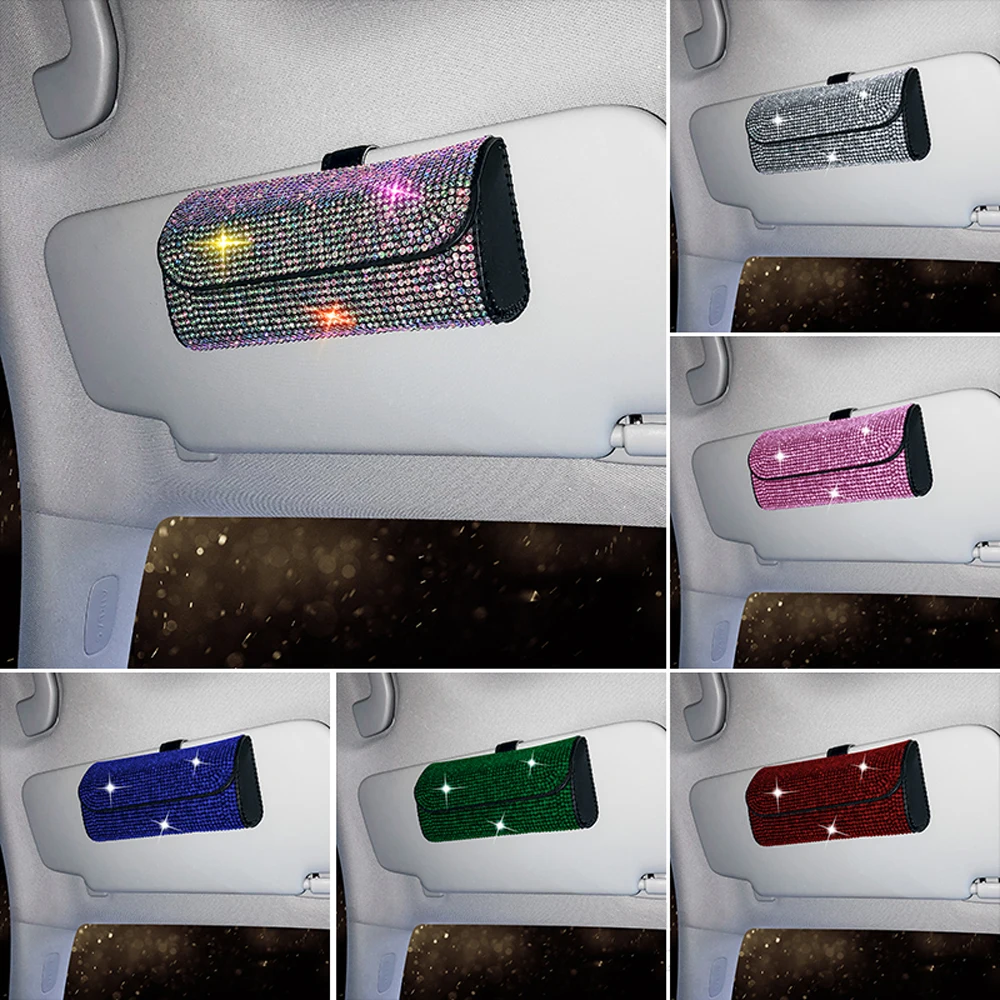 Sunglasses Case Diamond Car Sunglasses Case
