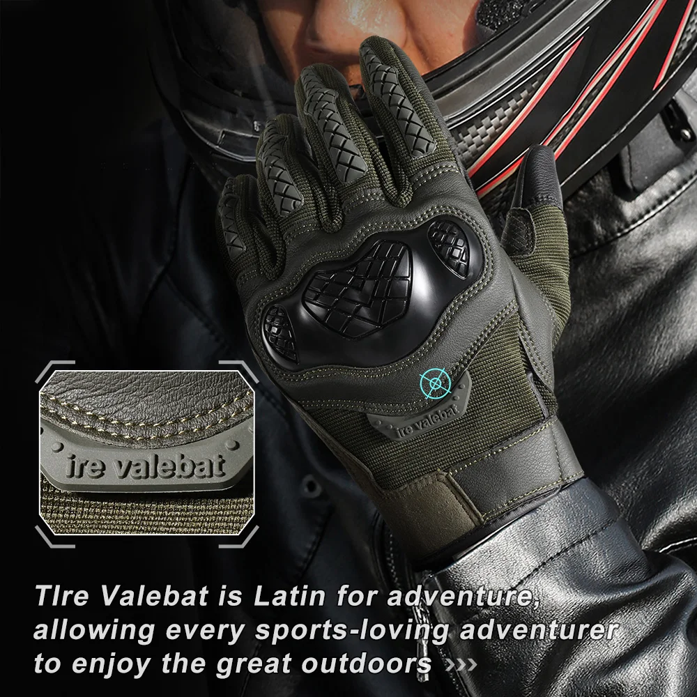 Motorcycle Tactical Gloves Touch Screen Cycling Bicycle Anti-Slip Shockproof Rubber Protective Hunting Shooting Mitten Men Women 5