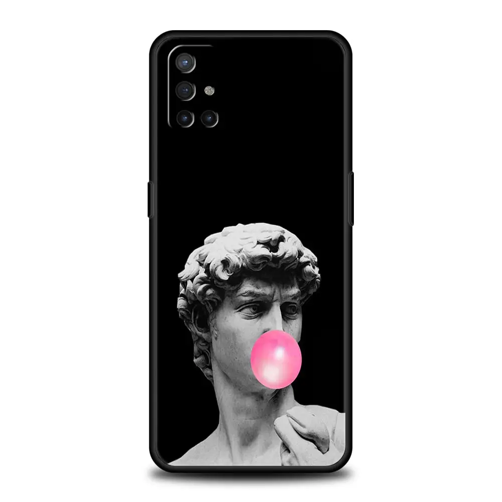 Aesthetic Art Cover Featuring David and Mona Lisa Design
