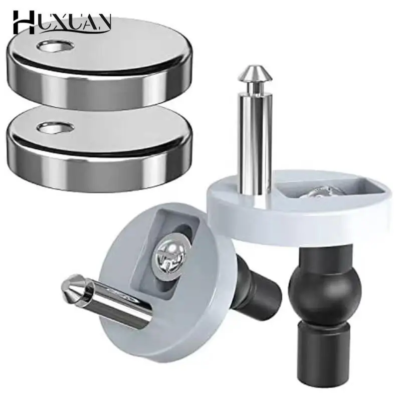 

2Pcs Toilet Seat Hinges Top Fix Hinge Pack Mountings Replacement Release Quick Screws For Toilet Bathroom Furniture Accessories