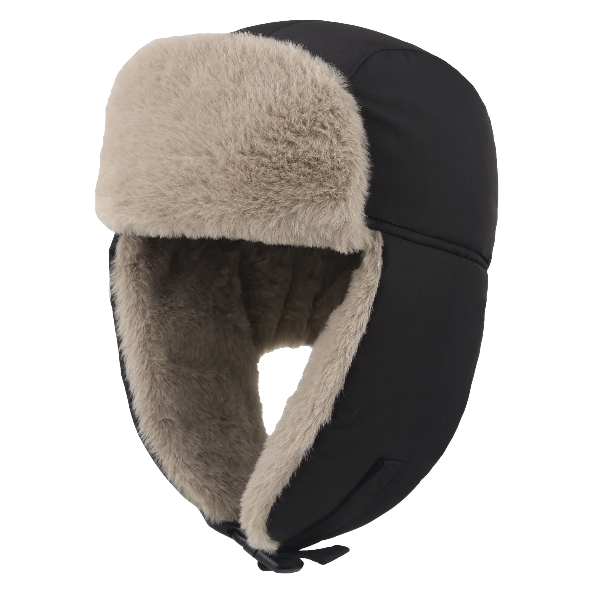 Connectyle New Chunky Warm Trapper Hat For Men Women Winter Russian Hats Thick Plush Lined Waterproof Ushanka Hunting Skiing Cap 5
