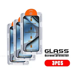 4 - Pack Screen Protector with Easy Installation and Dust - Free Glass - Google Pixel 10 (3 Front Glass)