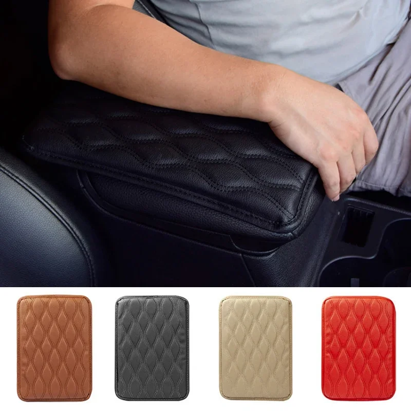 

Car Central Armrest Pad Multi-color Auto Center Console Arm Rest Seat Box Mat Cushion Pillow Cover Vehicle Protective Styling