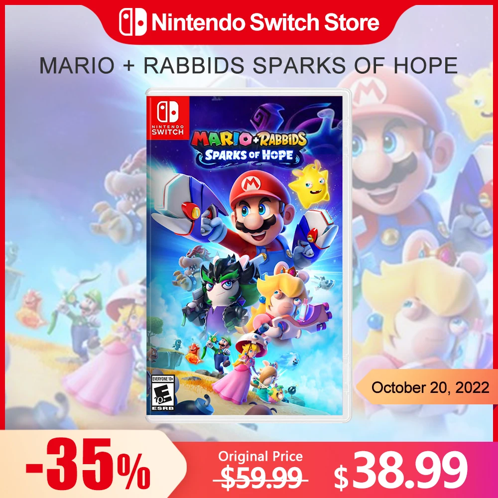 Mario + Rabides Sparks Of Hope Nintendo Switch Offerte Di Gioco 100% Scheda Di Gioco Fisica Originale Ufficiale Per Switch Oled Lite