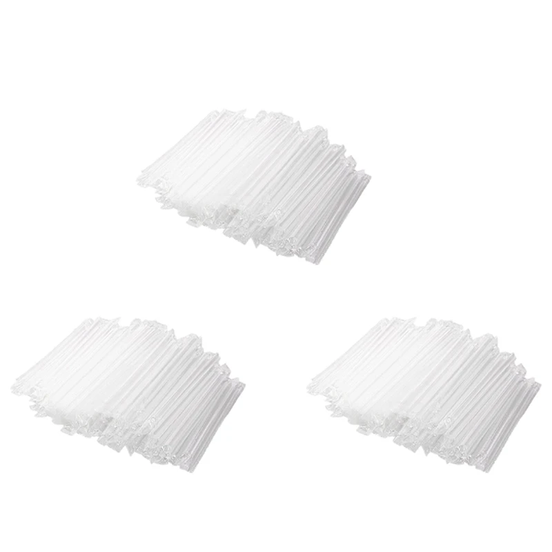 

900Pcs Smoothie Jumbo Straw Clear Plastic Drinking Straws For Milkshake Bubble Tea Jumbo Straws Fruit Shakes