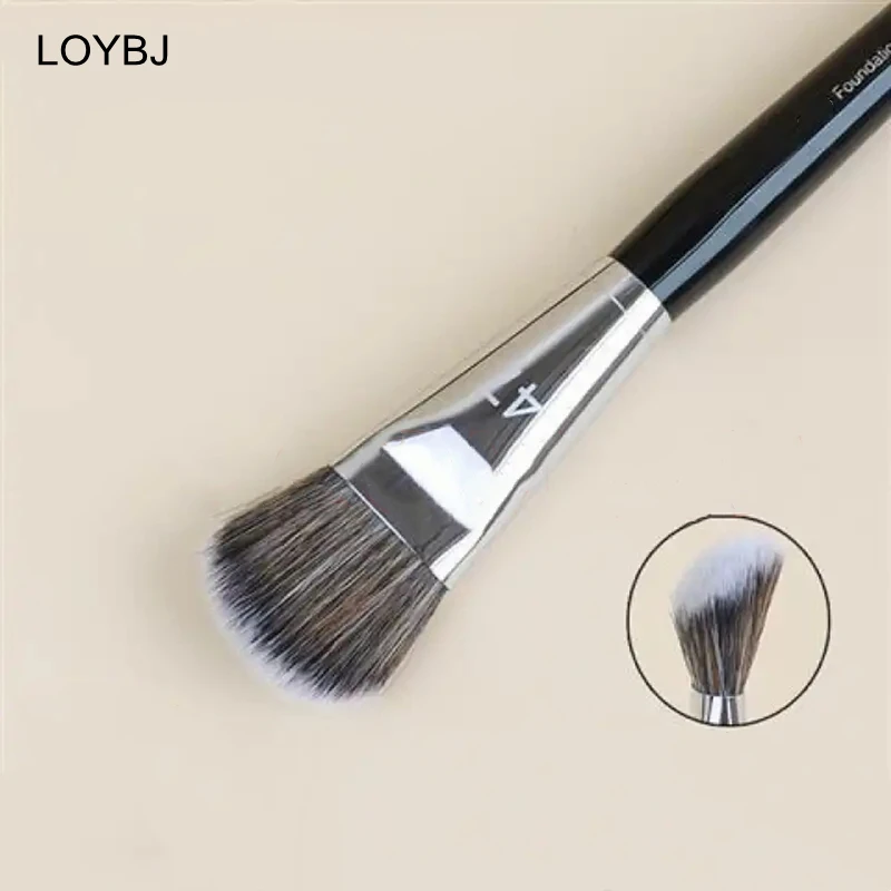 LOYBJ Professional Foundation Brush 47 Broom Head Liquid Foundation Shadow Concealer Brushes Women Face Base Makeup Beauty Tools view 3