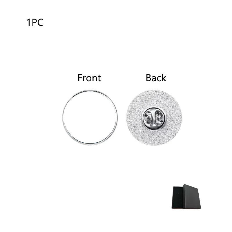 Personalized Gift Set: Premium Metal Cufflinks & Badge Buttons in Unique Shapes