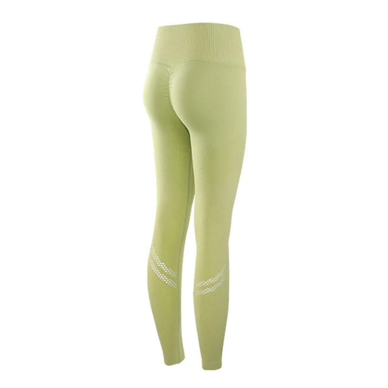 Women Yoga Pants Sports Running Sportswear Stretchy Mesh Breathable Fitness Leggings Athletic Gym Compression Tights Pants