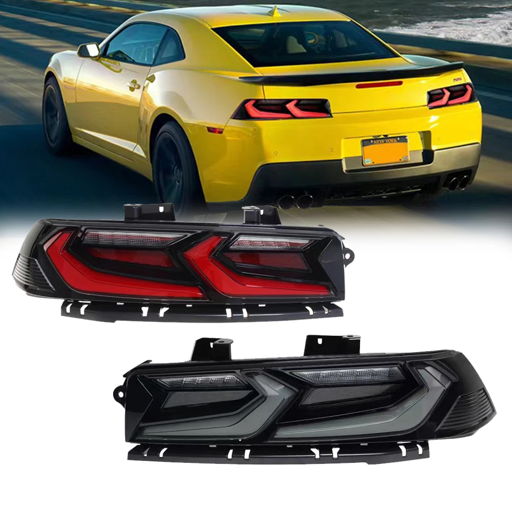 

LED Taillights For Chevrolet Camaro 2014 2015 Assembly Rear Tail Lights 5th Gen Corvette C8 Style Lamp waterproof