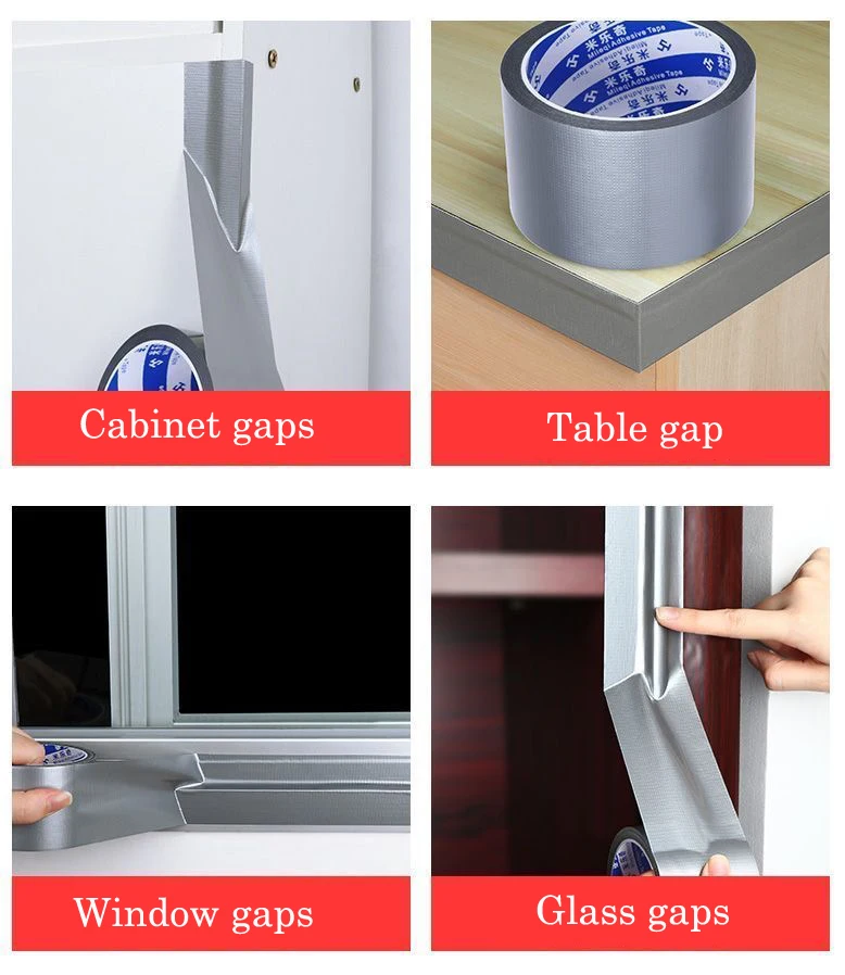 Description Picture 3 of itemWindproof Window Seal Tape Door Weather Stripping Self Adhesive Seam Sealing Strip Strong Waterproof Duct Tape Wide40mm To 100mm