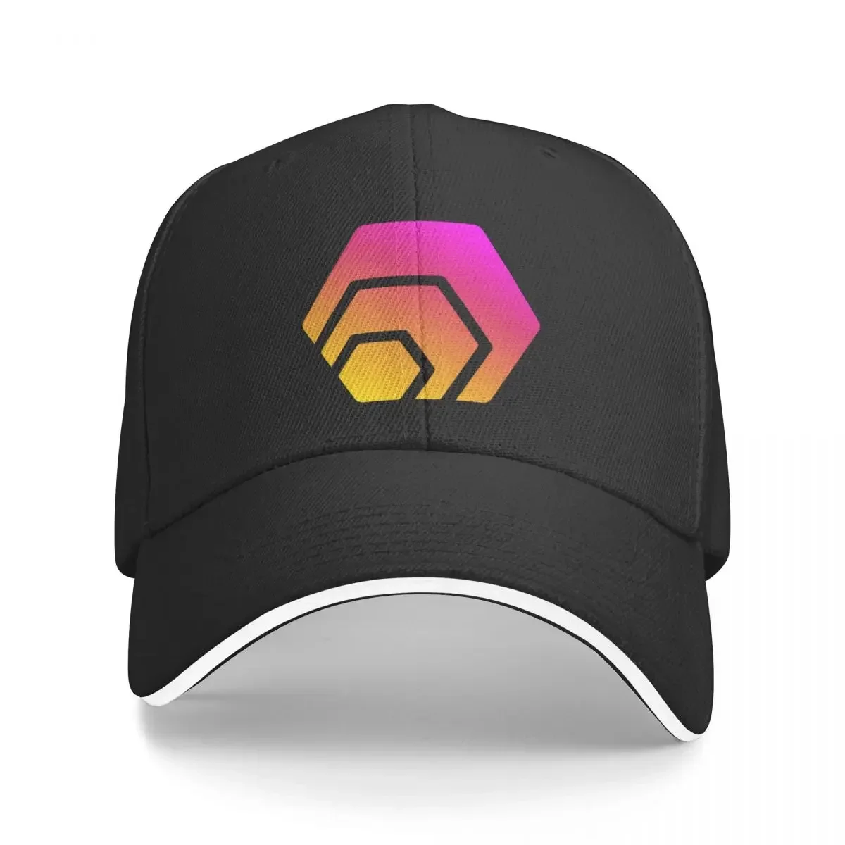 

Unisex Baseball Hats HEX Crypto Logo Outdoor Streetwear Summer Sports Baseball Caps Hip Hop Cap Hats Customizable Polychromatic