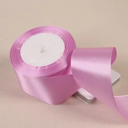 Elegant Sky Blue Satin Ribbon for Gift Wrapping and Event Decoration (Pink Purple)