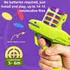 Radish Frisbee Gun Classic Toys Gun Parent Child Indoor Outdoor Safety Shooting Game 3