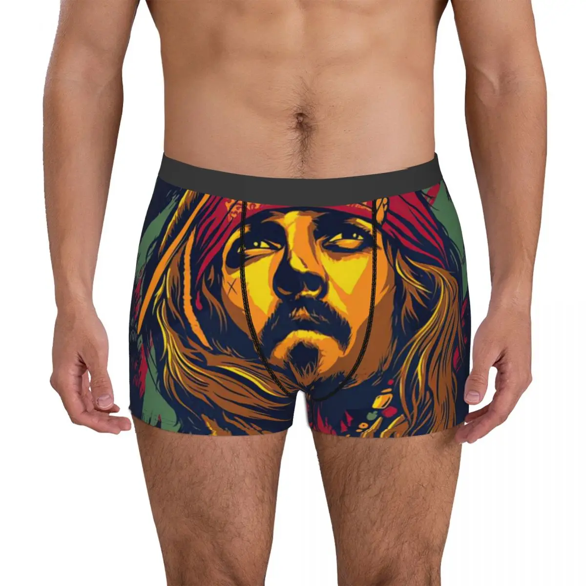 Captain Jack Sparrow Underpants Cotton Panties Men's Underwear Ventilate Shorts