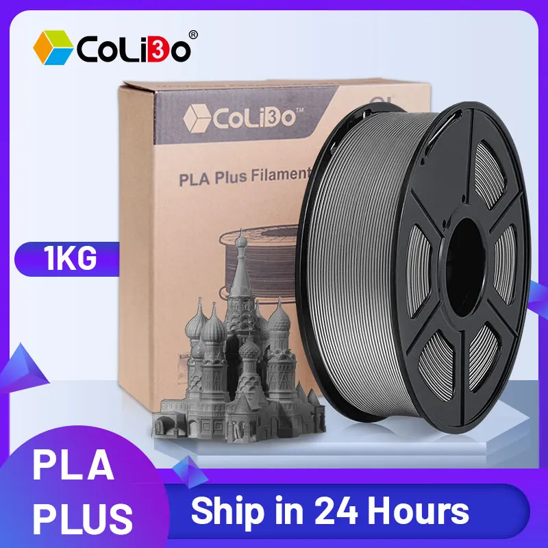 CoLiDo 1kg filament pla + pour imprimante 3d filamento 1 75mm pla plus /ABS