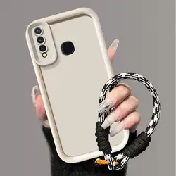 Custodia per telefono shockproof opaca con protezione al tatto in tessuto intrecciato