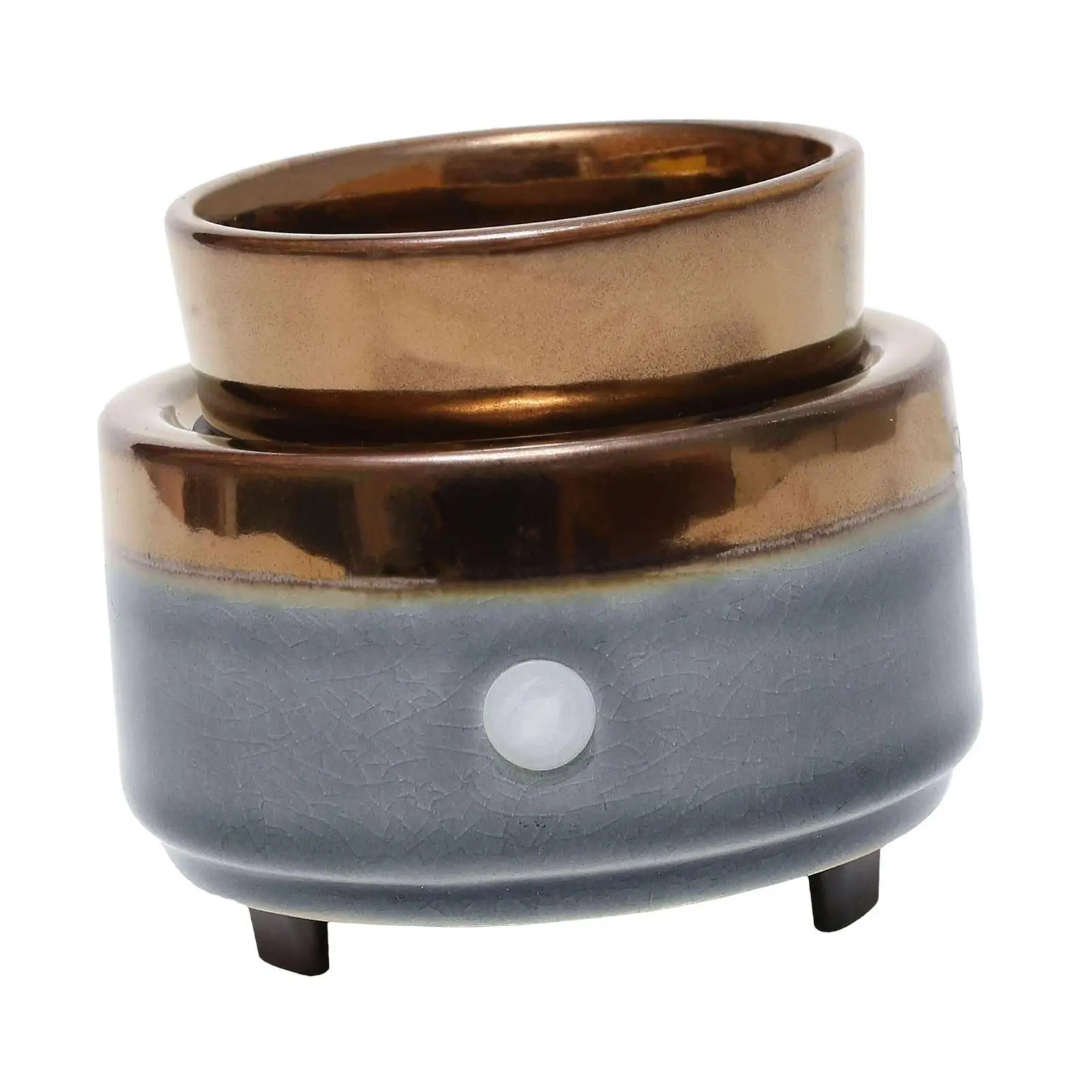 Electric Scented Wax Melt Warmer UK 220V Adapter 4.3x3.5inch Portable Essential Oil Burner Wax Melter for Kitchen Versatile