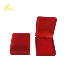 Elegant Jewelry Box for Pendant Display and Storage (All Red)