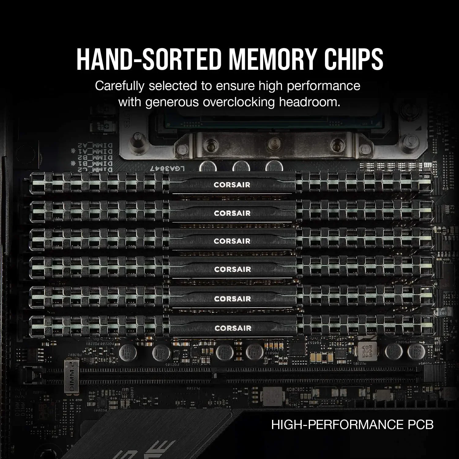 CORSAIR Vengeance RAM 메모리 LPX 메모리 RAM, DDR4 8GB, 16GB, DDR4 PC4, 3200Mhz, 3600MHz, 싱글 팩 PC 데스크탑 RAM 메모리 DIMM