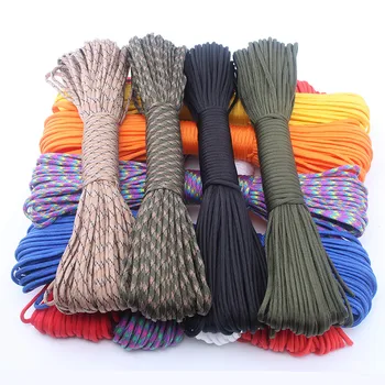 YoouPara 250 Colors Paracord 550 Rope Type III 7 Stand 100FT 50FT Paracord Cord Rope Survival kit Wholesale