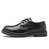 Spring Autumn Pure Black Casual Mens Leather Shoes Luxury Brand Trend 2023 Fashion Classic 1