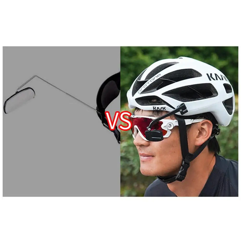 1PCS Outdoor Cycling Bicycle Cycling Glasses Rearview Mirror Cycling Glasses Bracket Rearview Mirror Helmet Rearview