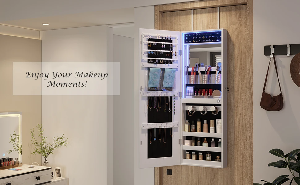 VLSRKA 2 IN 1 FUNCTIONAL JEWELRY CABINET