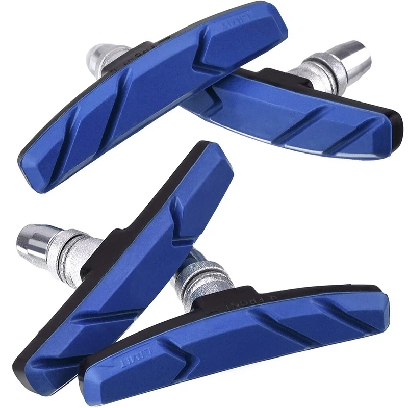 Brake Pads Bicycle Silent Brake Pads Cycling V Brake Holder Rubber Pad For Long-lasting Performance
