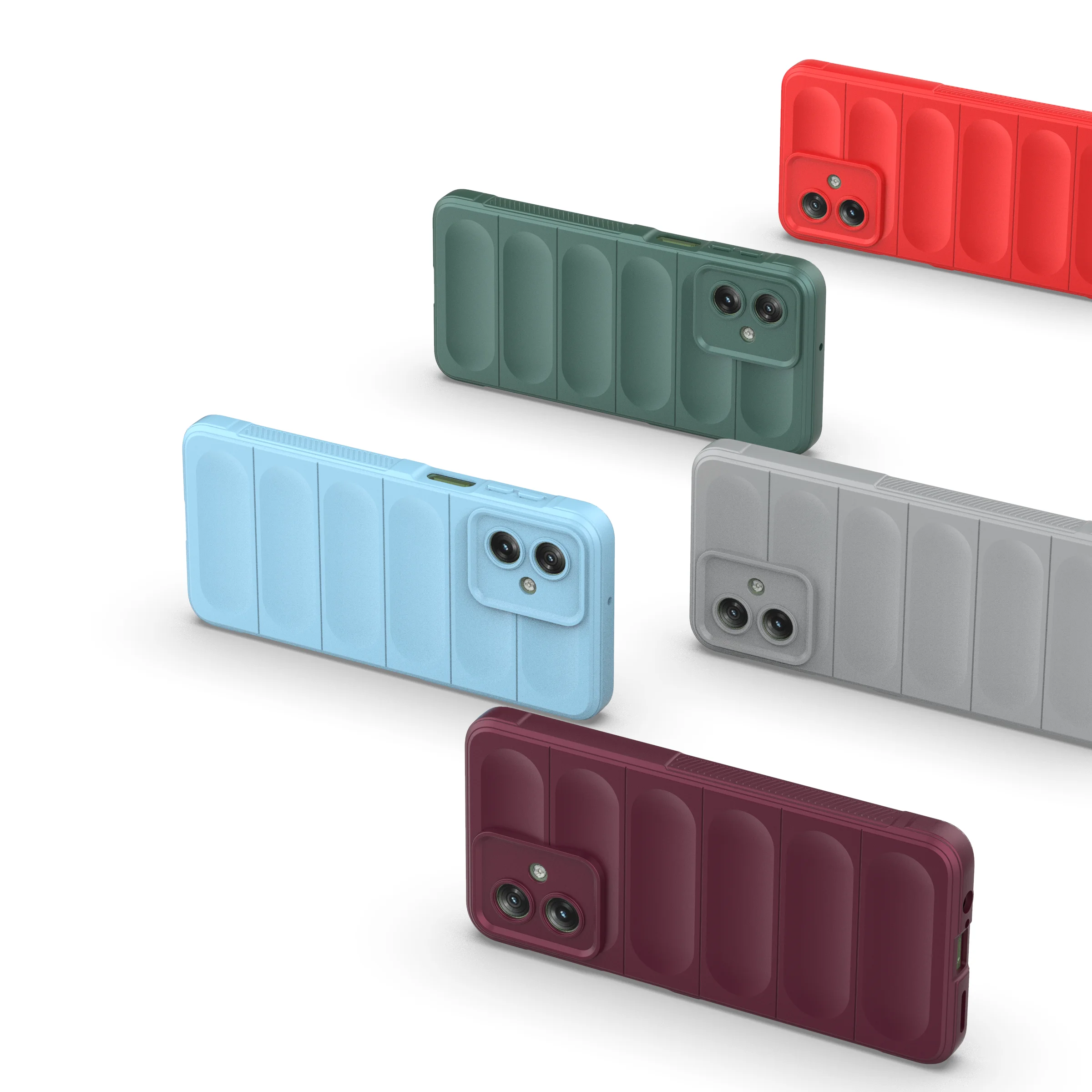 Liquid Silicone Soft Non-Slip Protective Case - Fashion Classic Design with High-Quality Bumper