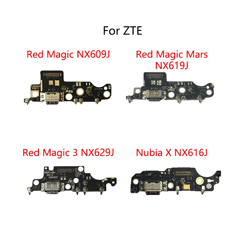 

USB Charging Dock Connector Port Socket Jack Charge Board Flex Cable Nubia Red Magic 3 Mars NX619J NX609J NX629J X NX616J