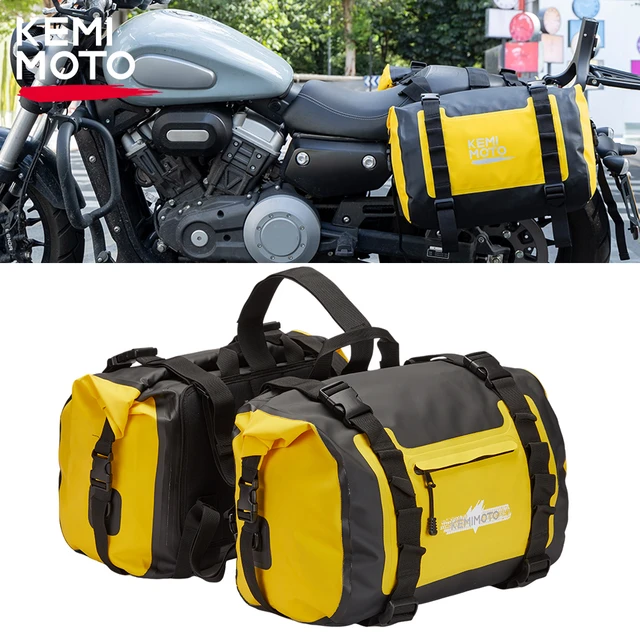 BAGAGES MOTO SACOCHE ÉTANCHE SAC POUR TOUTE MARQUE DE MOTO GRAND CAPACITÉ  50L