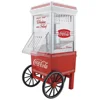 Coca-Cola Logo Hot Air Popcorn Maker 12-Cup Electric Snack Healthy Family Friends Measuring Cap Crunchy Delicious  Kit Swirling 3