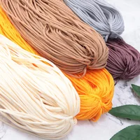 1Pc 200g Crocheting Hollow Yarn Nylon Cord Knitting Thread Crochet Line DIY Bracelet mat hat bag Shoes handmade 3mm 200m 1