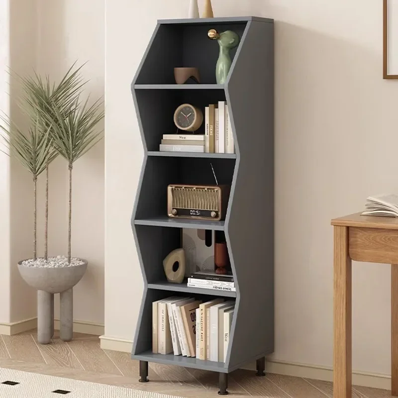 Library Book Shelves Storage Multi-purpose Shelf Rack Modern Furniture Living Room Display Stand Bookshelf Cabinets Librero