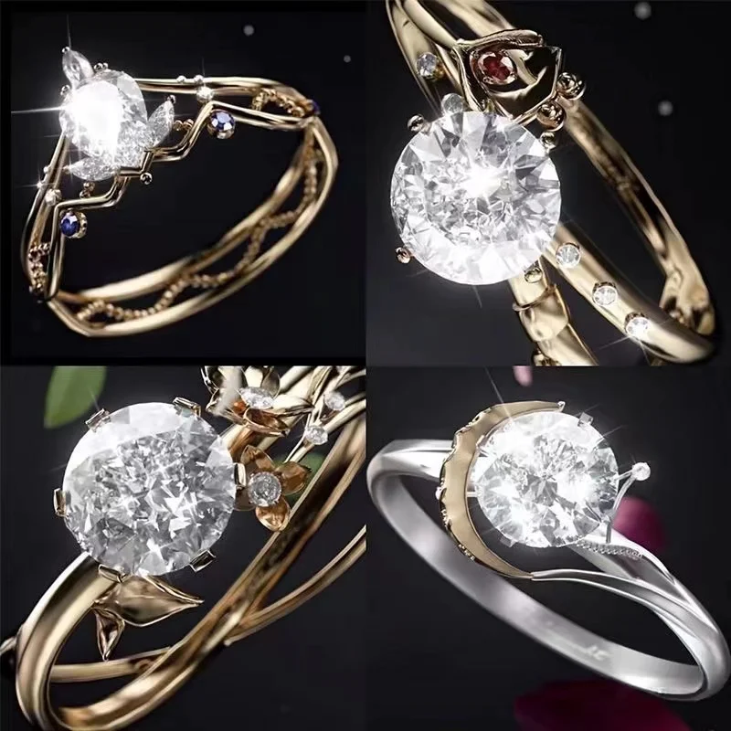 Game Tears Of Themis Luke Pearce Artem Wing Vyn Richter Marius Von Hagen Cosplay Rings Open Wedding Ring Xmas New Year Gifts anime ring