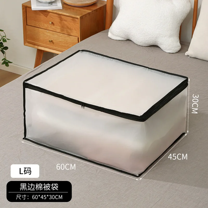 Quilt Clothes Organizer Clothes Storage Bag EVA Visible Clothes Quilt Storage Box Dust and Moisture Proof Luggage Packing Bag 6