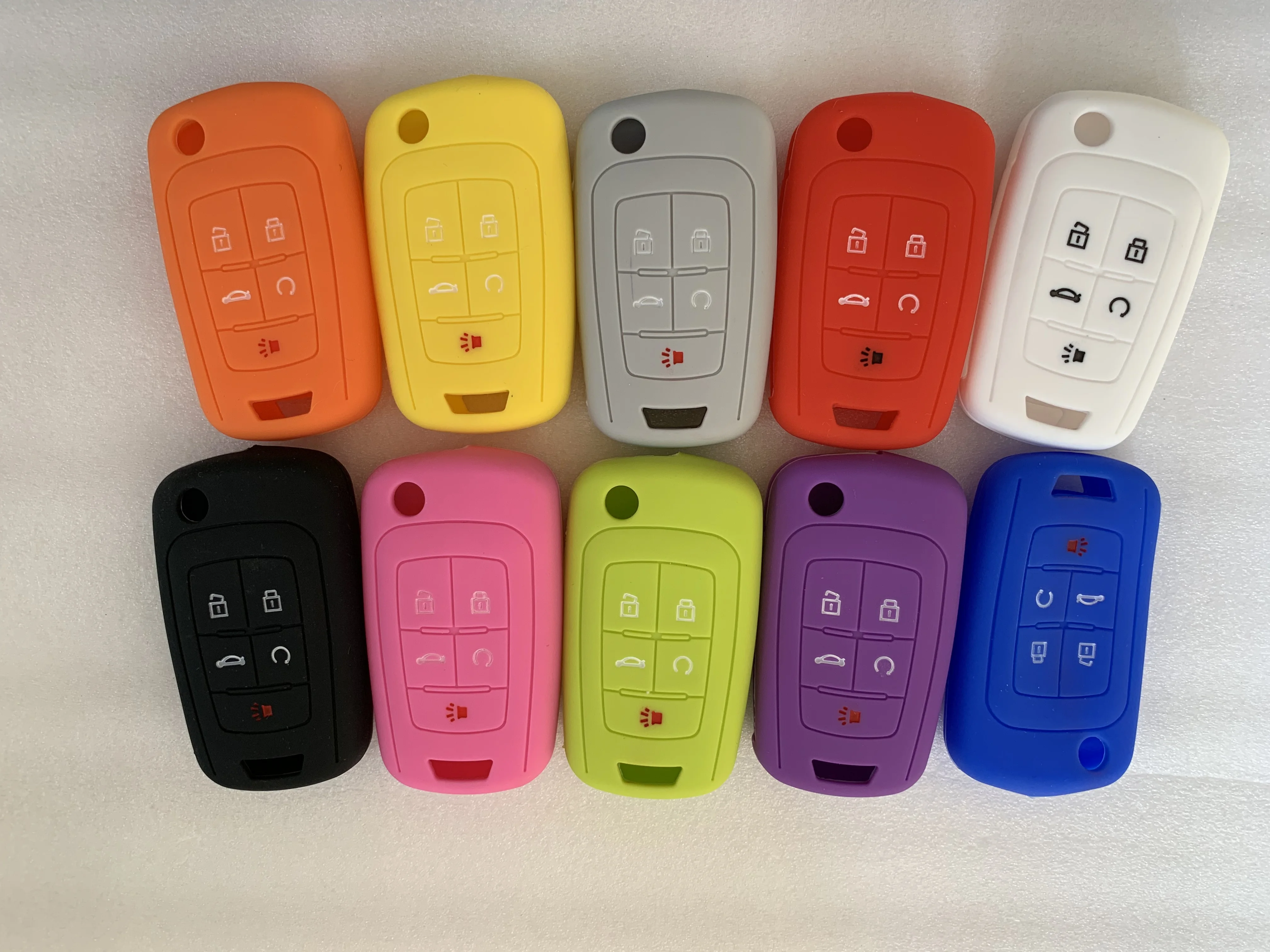 Silicone Remote Holder Protected Cover Case For Chevrolet Camaro Cruze Equinox For HOLDEN VF COMMODORE Flip Key 5 Button Blank key case cover,remote control case cover