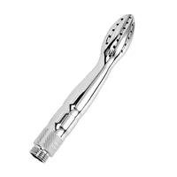 New Aluminum Alloy Silver Bidet Anal Enema Shower Head Anus Cleaning Wash Douche Portable Sprayer Thread G1/2' 1