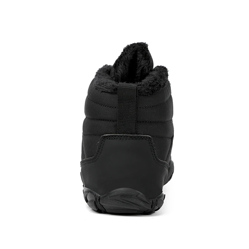 Men BareFoot Boots For 2023 Couple Waterproof Snow Boots Outdoor Walking Shoe Warm Fur Ankle Leisure Shoes Non-slip Big Size 47